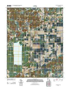Sturdivant Missouri Historical topographic map, 1:24000 scale, 7.5 X 7.5 Minute, Year 2012