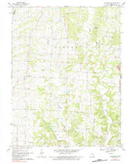 Sturgeon SW Missouri Historical topographic map, 1:24000 scale, 7.5 X 7.5 Minute, Year 1969