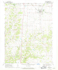 Sturgeon Missouri Historical topographic map, 1:24000 scale, 7.5 X 7.5 Minute, Year 1969