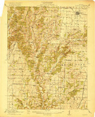 Sturgeon Missouri Historical topographic map, 1:62500 scale, 15 X 15 Minute, Year 1917