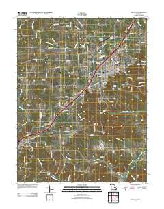 Sullivan Missouri Historical topographic map, 1:24000 scale, 7.5 X 7.5 Minute, Year 2012