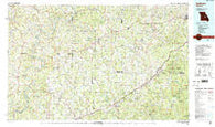 Sullivan Missouri Historical topographic map, 1:100000 scale, 30 X 60 Minute, Year 1985