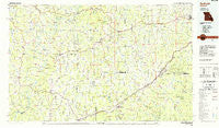 Sullivan Missouri Historical topographic map, 1:100000 scale, 30 X 60 Minute, Year 1985