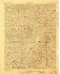 Sullivan Missouri Historical topographic map, 1:125000 scale, 30 X 30 Minute, Year 1903