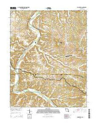 Summerfield Missouri Current topographic map, 1:24000 scale, 7.5 X 7.5 Minute, Year 2015