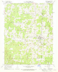 Summersville Missouri Historical topographic map, 1:24000 scale, 7.5 X 7.5 Minute, Year 1968