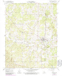 Summersville Missouri Historical topographic map, 1:24000 scale, 7.5 X 7.5 Minute, Year 1968
