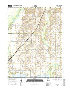 Sumner Missouri Current topographic map, 1:24000 scale, 7.5 X 7.5 Minute, Year 2015
