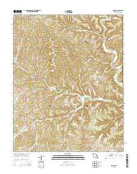 Sweden Missouri Current topographic map, 1:24000 scale, 7.5 X 7.5 Minute, Year 2015