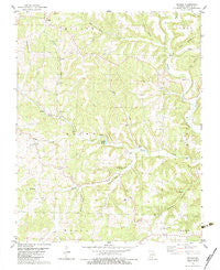 Sweden Missouri Historical topographic map, 1:24000 scale, 7.5 X 7.5 Minute, Year 1982
