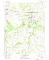 Sweet Springs Missouri Historical topographic map, 1:24000 scale, 7.5 X 7.5 Minute, Year 1973