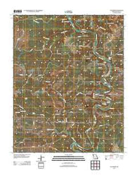 Sycamore Missouri Historical topographic map, 1:24000 scale, 7.5 X 7.5 Minute, Year 2012