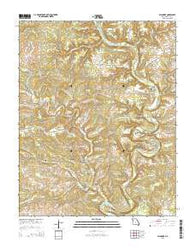 Sycamore Missouri Current topographic map, 1:24000 scale, 7.5 X 7.5 Minute, Year 2015