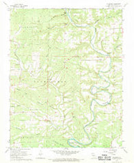 Sycamore Missouri Historical topographic map, 1:24000 scale, 7.5 X 7.5 Minute, Year 1968