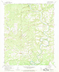 Sycamore Missouri Historical topographic map, 1:24000 scale, 7.5 X 7.5 Minute, Year 1968
