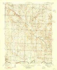 Taberville Missouri Historical topographic map, 1:24000 scale, 7.5 X 7.5 Minute, Year 1955