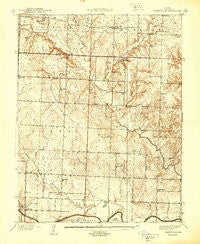 Taberville Missouri Historical topographic map, 1:24000 scale, 7.5 X 7.5 Minute, Year 1940