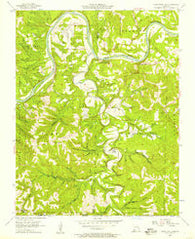 Table Rock Dam Missouri Historical topographic map, 1:24000 scale, 7.5 X 7.5 Minute, Year 1956