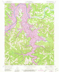 Table Rock Dam Missouri Historical topographic map, 1:24000 scale, 7.5 X 7.5 Minute, Year 1956