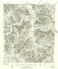 Tarsney Missouri Historical topographic map, 1:24000 scale, 7.5 X 7.5 Minute, Year 1957
