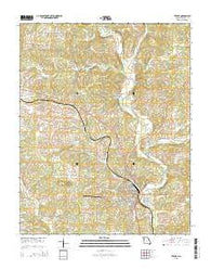 Thayer Missouri Current topographic map, 1:24000 scale, 7.5 X 7.5 Minute, Year 2015