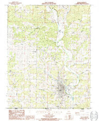 Thayer Missouri Historical topographic map, 1:24000 scale, 7.5 X 7.5 Minute, Year 1986