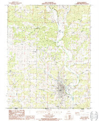 Thayer Missouri Historical topographic map, 1:24000 scale, 7.5 X 7.5 Minute, Year 1986