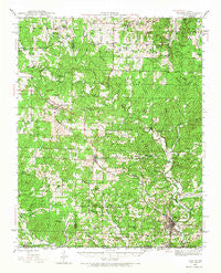 Thayer Missouri Historical topographic map, 1:62500 scale, 15 X 15 Minute, Year 1943