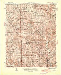 Thayer Missouri Historical topographic map, 1:62500 scale, 15 X 15 Minute, Year 1946
