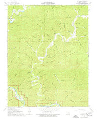 The Sinks Missouri Historical topographic map, 1:24000 scale, 7.5 X 7.5 Minute, Year 1968