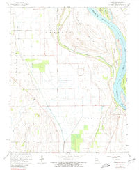 Thebes SW Missouri Historical topographic map, 1:24000 scale, 7.5 X 7.5 Minute, Year 1967