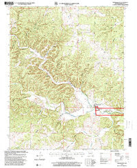Thomasville Missouri Historical topographic map, 1:24000 scale, 7.5 X 7.5 Minute, Year 1997