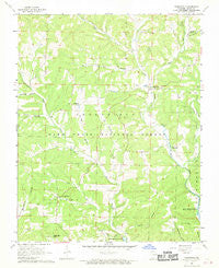 Thornfield Missouri Historical topographic map, 1:24000 scale, 7.5 X 7.5 Minute, Year 1968