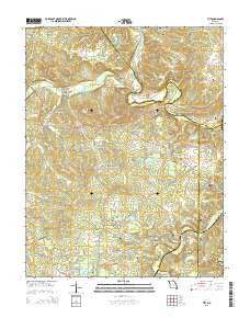 Tiff Missouri Current topographic map, 1:24000 scale, 7.5 X 7.5 Minute, Year 2015