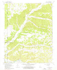Tiff City Missouri Historical topographic map, 1:24000 scale, 7.5 X 7.5 Minute, Year 1965