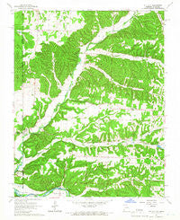 Tiff City Missouri Historical topographic map, 1:24000 scale, 7.5 X 7.5 Minute, Year 1965