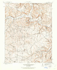 Tiff Missouri Historical topographic map, 1:24000 scale, 7.5 X 7.5 Minute, Year 1937