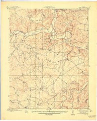 Tiff Missouri Historical topographic map, 1:24000 scale, 7.5 X 7.5 Minute, Year 1939