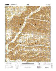 Tiff City Missouri Current topographic map, 1:24000 scale, 7.5 X 7.5 Minute, Year 2015