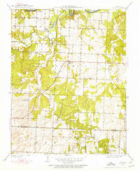 Tiffin Missouri Historical topographic map, 1:24000 scale, 7.5 X 7.5 Minute, Year 1949