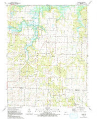 Tiffin Missouri Historical topographic map, 1:24000 scale, 7.5 X 7.5 Minute, Year 1991
