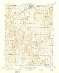 Tiffin Missouri Historical topographic map, 1:31680 scale, 7.5 X 7.5 Minute, Year 1941