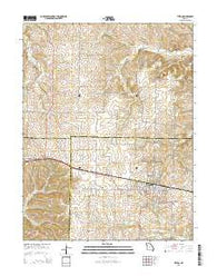 Tipton Missouri Current topographic map, 1:24000 scale, 7.5 X 7.5 Minute, Year 2015