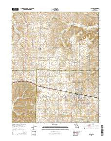 Tipton Missouri Current topographic map, 1:24000 scale, 7.5 X 7.5 Minute, Year 2015