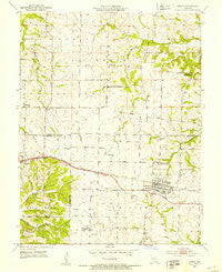 Tipton Missouri Historical topographic map, 1:24000 scale, 7.5 X 7.5 Minute, Year 1952