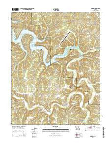 Toronto Missouri Current topographic map, 1:24000 scale, 7.5 X 7.5 Minute, Year 2015