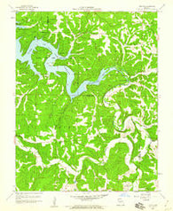 Toronto Missouri Historical topographic map, 1:24000 scale, 7.5 X 7.5 Minute, Year 1959
