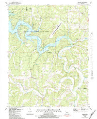 Toronto Missouri Historical topographic map, 1:24000 scale, 7.5 X 7.5 Minute, Year 1983