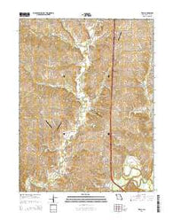 Tracy Missouri Current topographic map, 1:24000 scale, 7.5 X 7.5 Minute, Year 2014