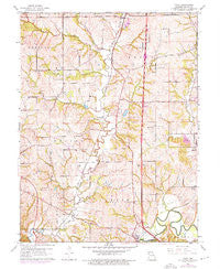Tracy Missouri Historical topographic map, 1:24000 scale, 7.5 X 7.5 Minute, Year 1961